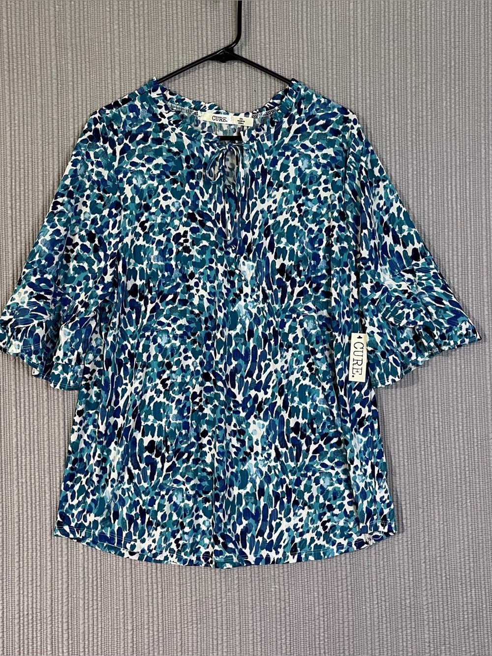 New Cure Brand Peasant Style Blouse Womens plus 2XL